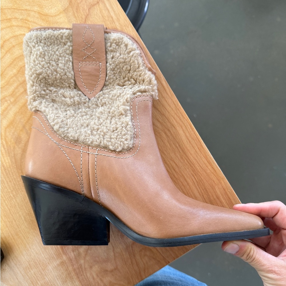 Free People Shearling Boot